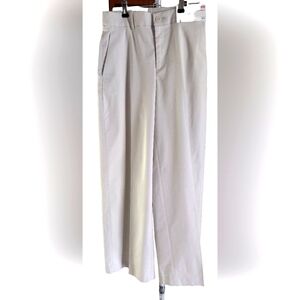 Uniqlo Women's Wide Chino Pants XS NWT Natural Color Waist 24"/25"